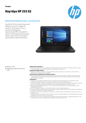 HP 255 G5 Notebook PC